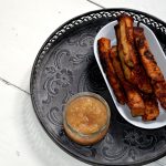 „French Fries“ mit Rhabarberkompott