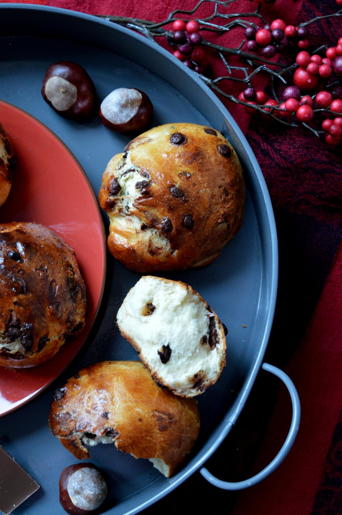 Fluffige Milchbrötchen mit Schokolade - Sarah&amp;#39;s BackBlog