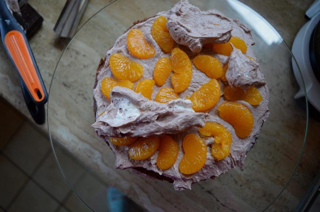 Schoko-Mandarinen-Torte zweite Schicht - Sarah&amp;#39;s BackBlog
