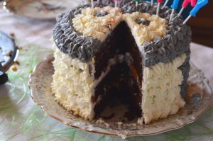 Lustige Torte Pinguin für Kindergeburtstag